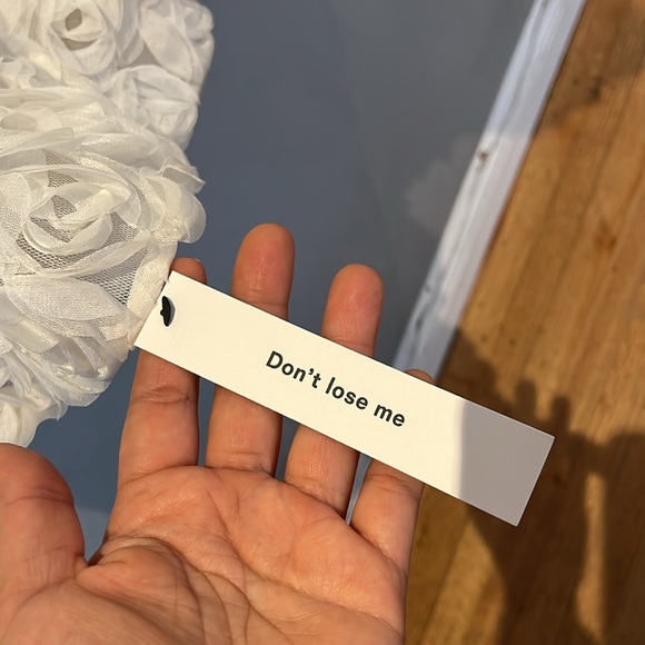 Reformation Rosy Dress-Ivory 3D floral skirt NWT - Picture 15 of 17